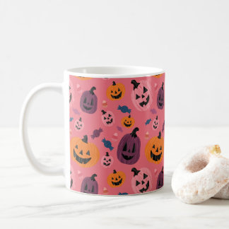 かわいいハロウィーンカボチャ柄マグカップ コーヒーマグカップ