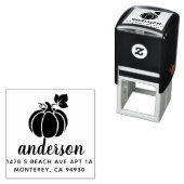 かわいいハロウィーンカボチャ秋アドレス セルフインキングスタンプ (インサイチュ)