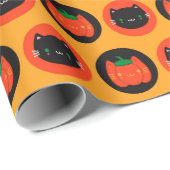 かわいいハロウィーンカボチャ ラッピングペーパー (ロールコーナー)