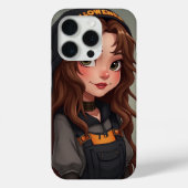 かわいいハロウィーンガールケース Case-Mate iPhoneケース (裏面)