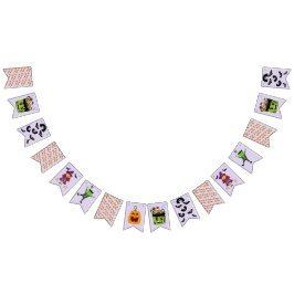 かわいいハロウィーンキッズパーティーサプライヤー バンティングフラッグ