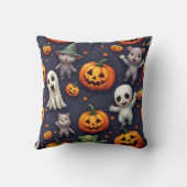 かわいいハロウィーンキャラクタークッション クッション (裏面)