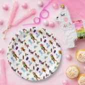 かわいいハロウィーンキャラクター ペーパープレート (パーティー)