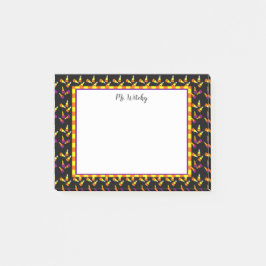 かわいいハロウィーンキャンディーコーンカスタムステッキ ポストイット