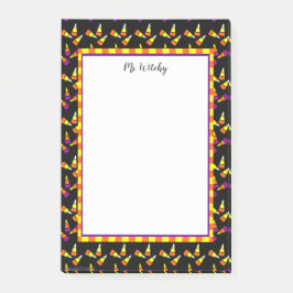 かわいいハロウィーンキャンディーコーンカスタムステッキ ポストイット