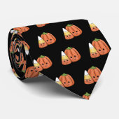 かわいいハロウィーンキャンディーコーン&カボチャ ネクタイ (ロール)