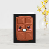 かわいいハロウィーングループコスチュームパーティーズモーレスチョコ カード (黄色い花)