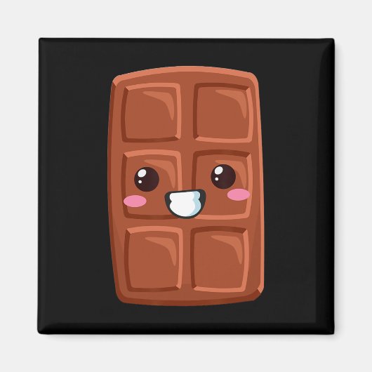 かわいいハロウィーングループコスチュームパーティーズモーレスチョコ マグネット (正面)