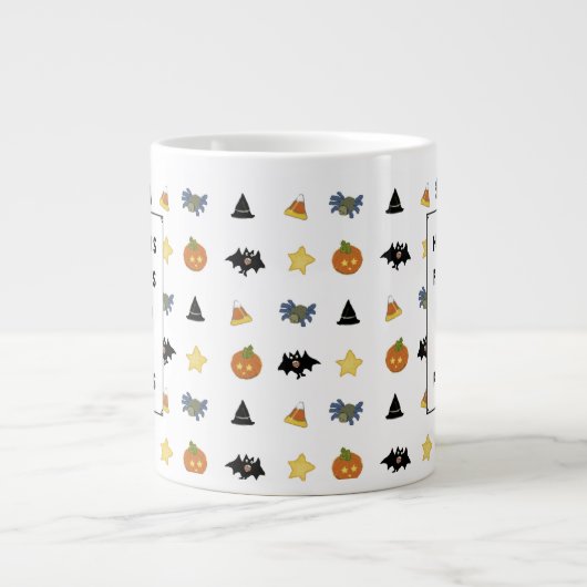 かわいいハロウィーンコーヒーカップ ジャンボコーヒーマグカップ (正面)