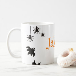 かわいいハロウィーンコーヒーマグパーソナライズされた- コーヒーマグカップ