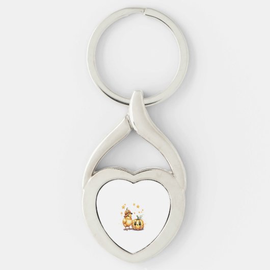 かわいいハロウィーンシックカボチャ キーホルダー (正面)