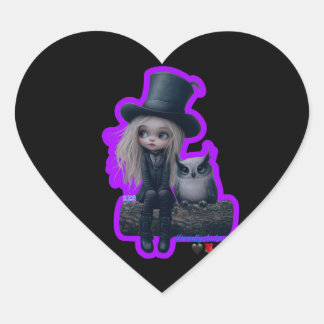 かわいいハロウィーンステッカー2024 ハートシール