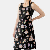 かわいいハロウィーンデザートパターンエプロン エプロン (インサイチュ)