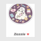 かわいいハロウィーンナースオーバーサイズTシャツ シール (シート)