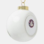 かわいいハロウィーンナースオーバーサイズTシャツ セラミックボールオーナメント (左)