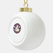 かわいいハロウィーンナースオーバーサイズTシャツ セラミックボールオーナメント (右)