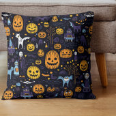 かわいいハロウィーンパターン クッション