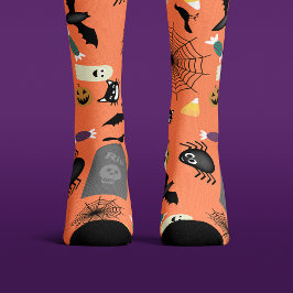 かわいいハロウィーンパターン ソックス