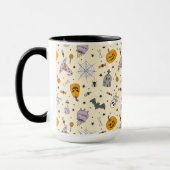 かわいいハロウィーンパターン マグカップ (左)