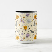 かわいいハロウィーンパターン マグカップ (中央)