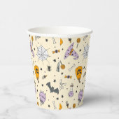 かわいいハロウィーンパターン 紙コップ (右)