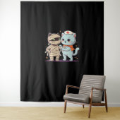 かわいいハロウィーンパルスマイラ&ナース猫オーバーサイズ タペストリー (インサイチュ)