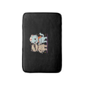 かわいいハロウィーンパルスマイラ&ナース猫オーバーサイズ バスマット (正面縦)