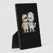 かわいいハロウィーンパルスマイラ&ナース猫オーバーサイズ フォトプラーク (側面)