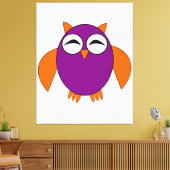 かわいいハロウィーンフクロウのキャンバス印刷 キャンバスプリント (インサイチュ (リビング))