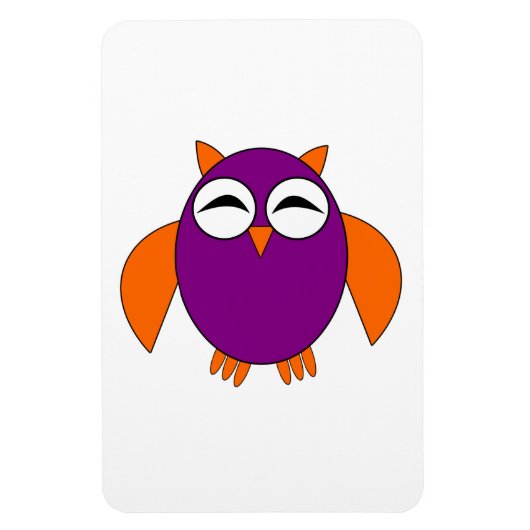 かわいいハロウィーンフクロウ磁石 マグネット (縦)