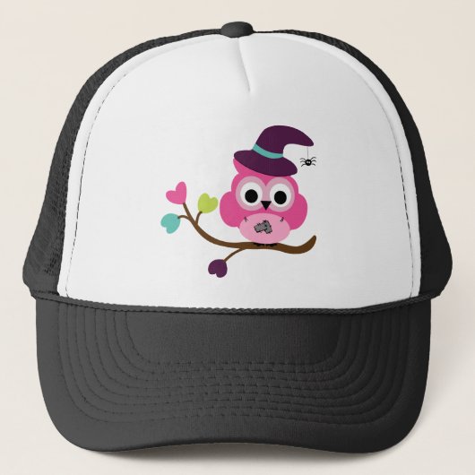 かわいいハロウィーンフクロウ キャップ (正面)