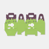かわいいハロウィーンフランケンシュタインモンスター顔 フェイバーボックス (折り畳みなし)