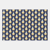 かわいいハロウィーンブラックキャットウィッチハットポーション ラッピングペーパーシート (正面3)