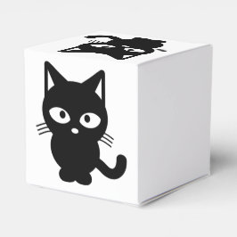 かわいいハロウィーンブラックキャット子猫 フェイバーボックス