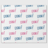 かわいいハロウィーンブーブラッピング紙 ラッピングペーパー (フラット)