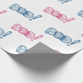 かわいいハロウィーンブーブラッピング紙 ラッピングペーパー (角)