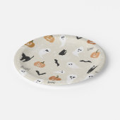 かわいいハロウィーンプレートキッズパーティー用品 ペーパープレート (アングル)