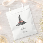 かわいいハロウィーンベイビーシャワーウィッチハット不気味 フェイバーバッグ (クリップ留めされた状態)