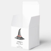 かわいいハロウィーンベイビーシャワーウィッチハット不気味 フェイバーボックス (オープン)