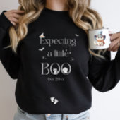 かわいいハロウィーンベビー発表妊娠年 スウェットシャツ