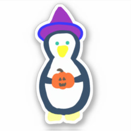 かわいいハロウィーンペンギン シール