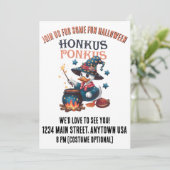 かわいいハロウィーンホンカスポンカス 招待状 (スタンド正面)