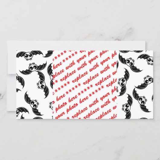 かわいいハロウィーンマンガこうもり (正面)