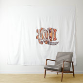 かわいいハロウィーンミイラクラシックネコT-Sh タペストリー (インサイチュ(横))