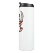 かわいいハロウィーンミイラクラシックネコT-Sh タンブラー (回転右)