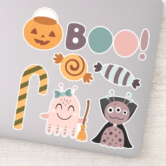 かわいいハロウィーンモンスターズパーティー シール (詳細)