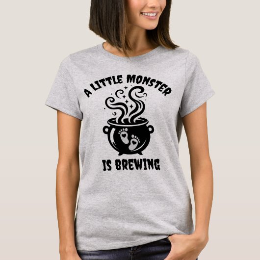 かわいいハロウィーン妊娠発表Tシャツ Tシャツ (正面)