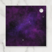 かわいいハロウィーン幽霊たちのトリックまたはトリート フェイバータグ (裏面)