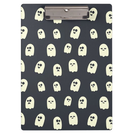 かわいいハロウィーン幽霊たち クリップボード (正面)