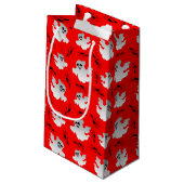 かわいいハロウィーン幽霊たち スモールペーパーバッグ (裏面アングル)